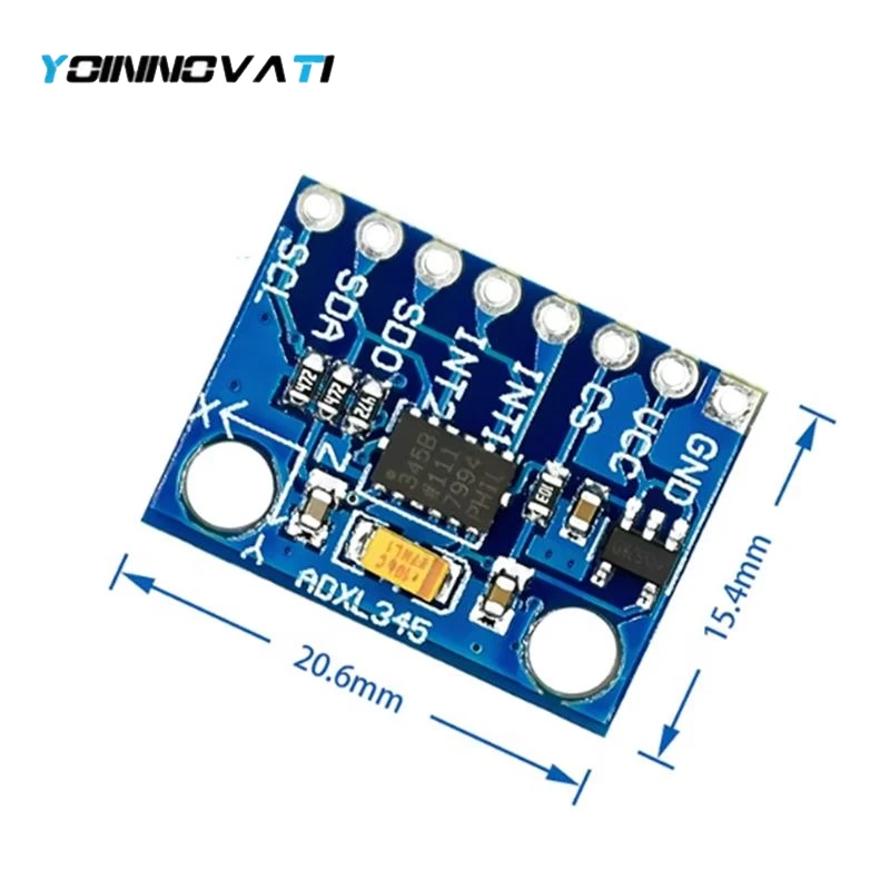 1PCS 5PCS GY-291 ADXL345 Digital Three 3 Triple Axis Sensor Acceleration Of Gravity Tilt Board IIC SPI Replace ADXL335