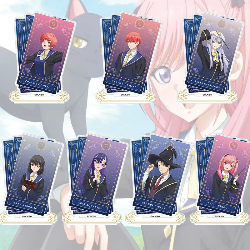 

The Classroom of a Black Cat and a Witch ANIME 15CM Acrylic Figure Stand Model Cosplay Toy Birthday Gift Ornament keychain