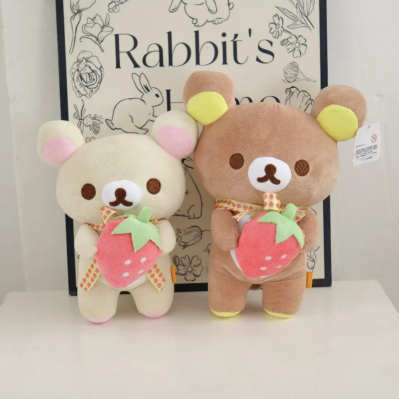 Rilakkuma Morango Branco Plüschkollektion, Anime-Plüschbär, Kawaii-Plüschpuppe, Geschenk für Mädchen – Detail 7