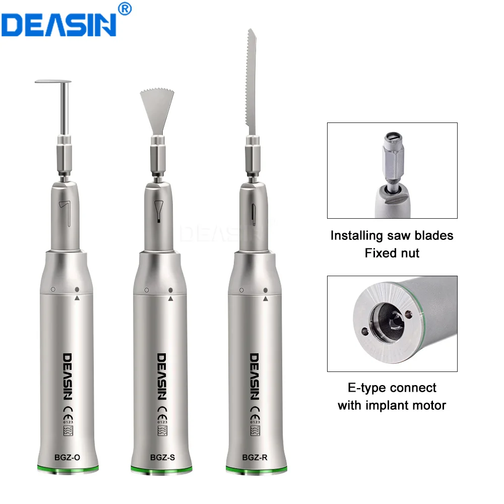 Dental Micro 1:1/4:1 Surgical Oscillating Saw straight Low Speed Handpiece Bone Harvesting Oral Surgery Straight