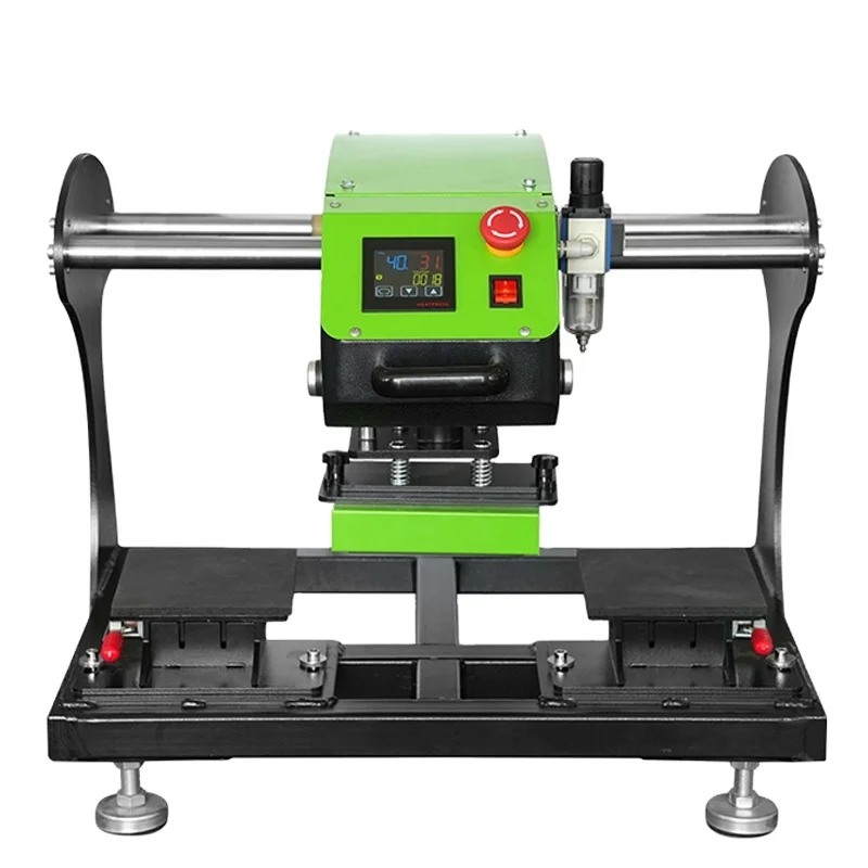 Pneumatic Double Station Hat Heat Press Machine for Baseball Cap Logo Printing