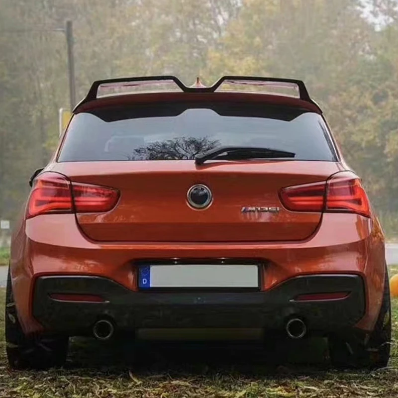 For BMW 1 Series F20 116i 120i 118i Rear Roof Luggage Lid Spoiler Wing Carbon Fiber Body Sport Modification Kit 2016 2017 2018