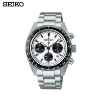 SEIKO Automatic Mechanical Watch Panda Di Three Eyed WatchPlate Chronograph Complete Calendar Original SSC813P1 Men Wristwatches