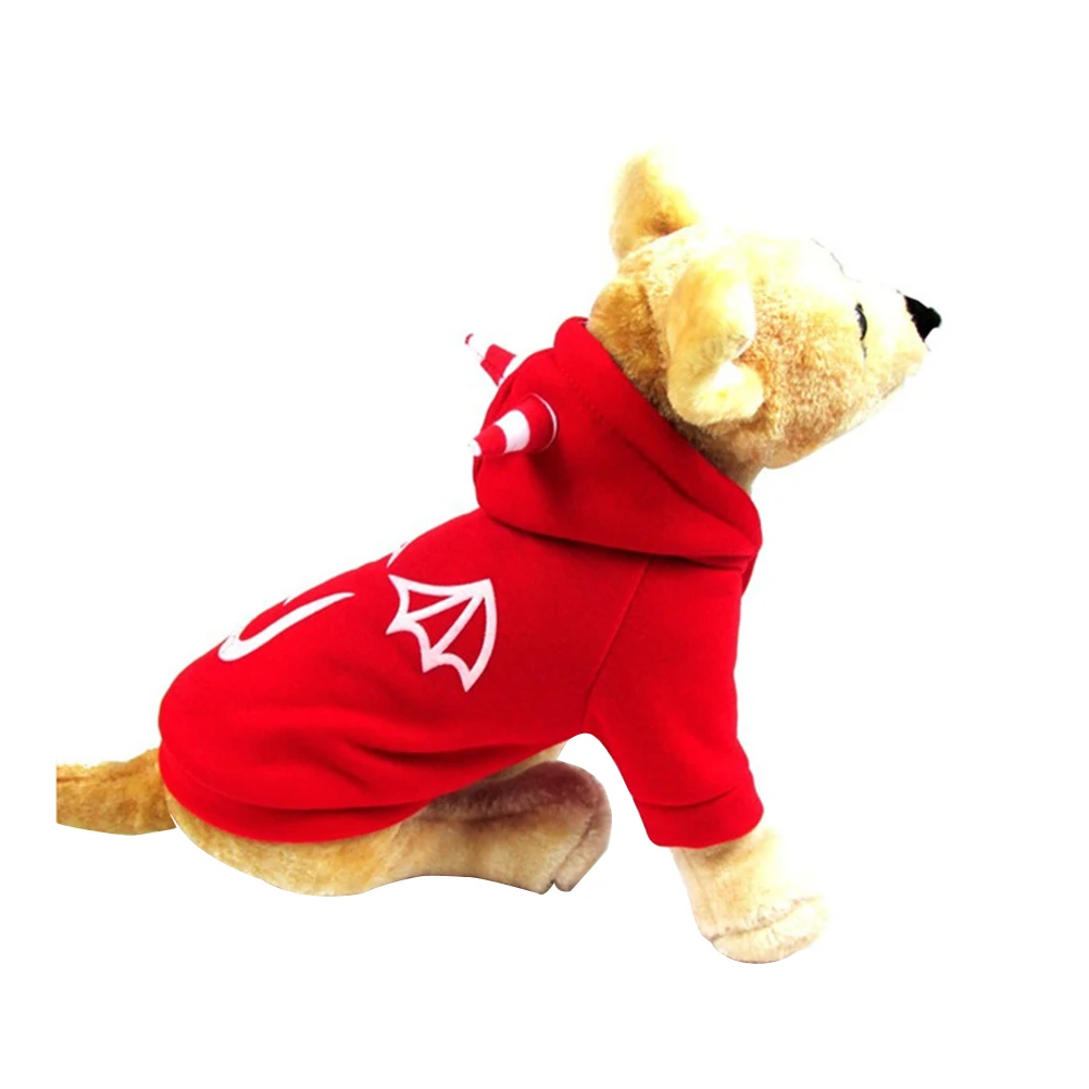 

Pet Luminous Demon Jacket Dog Halloween Clothes Hoodie for Small Dogs Costumes Dress Puppy Dog's Pets