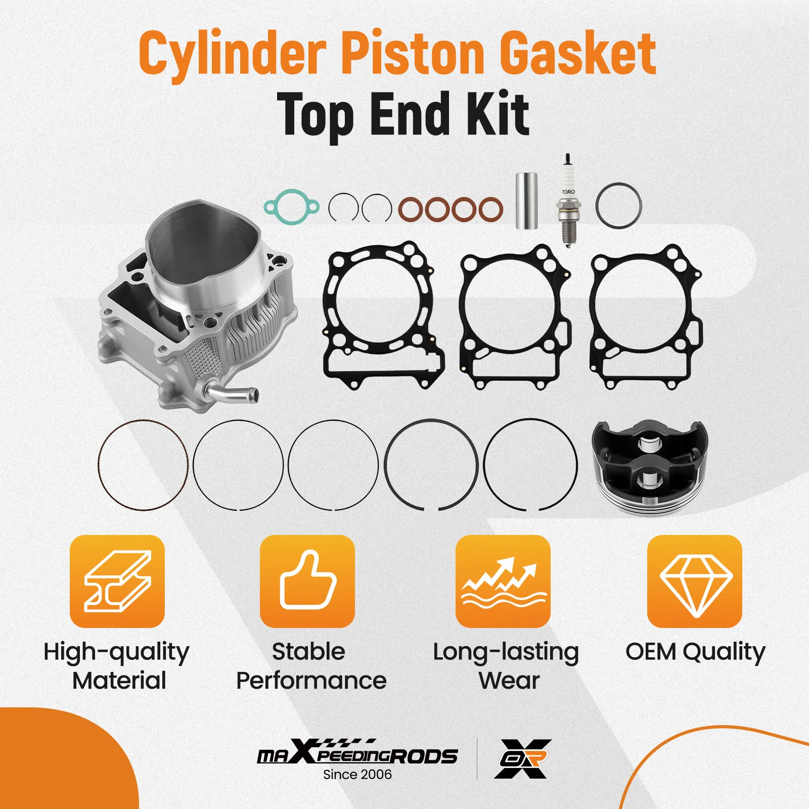 

Cylinder Top End Rebuild Kit For Suzuki DR-Z400 LTZ 400 12140-29F00 New