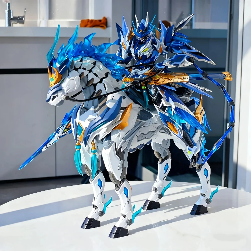 Motore Nucleare 1/10 Zhao Yun Action Figures Legend Of Star Generale In Lega di Scheletro Mecha Modello Kit di Montaggio Giocattolo Da Collezione Regalo