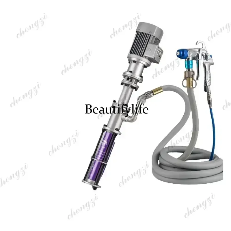 

81 Brushless steel gun exterior wall real stone paint sprayer high power putty waterproof fireproof machine all-in-one machine