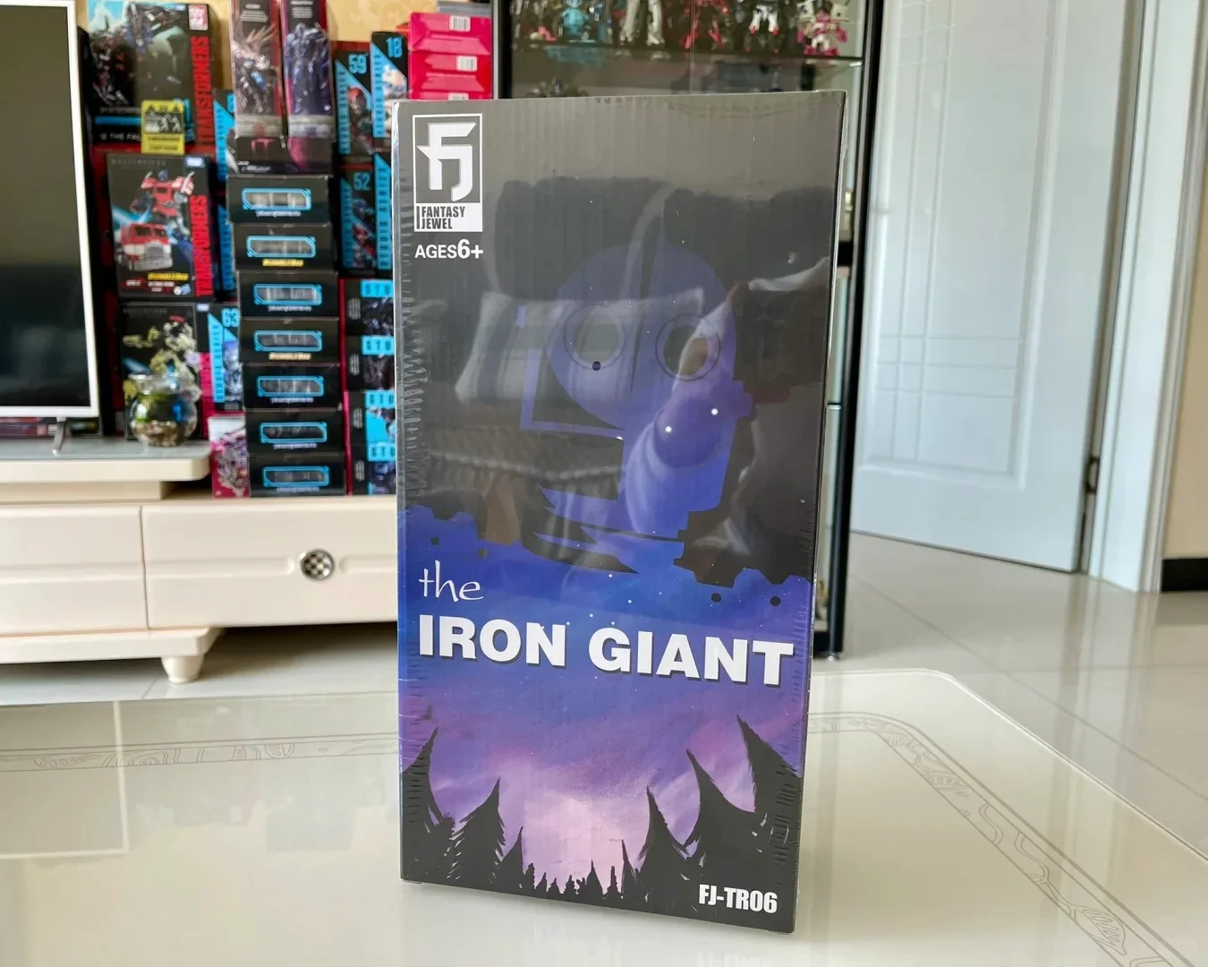 En Stock, modelo FJ, jugador listo en el gigante de hierro, una aleación, Robot súper móvil, versión de película, adorno de figura de acción metálico de 30cm