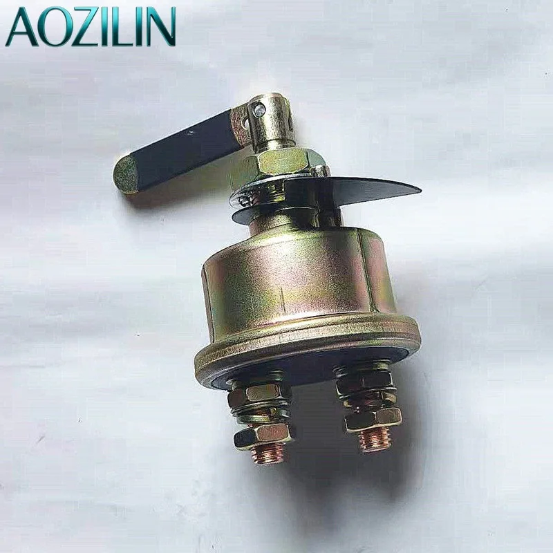 AOZILIN Mechanical Lock Battery Main Disconnect Switch 862 Knife‑Type Power Cut‑Off for Forklift Excavator Loader Machinery