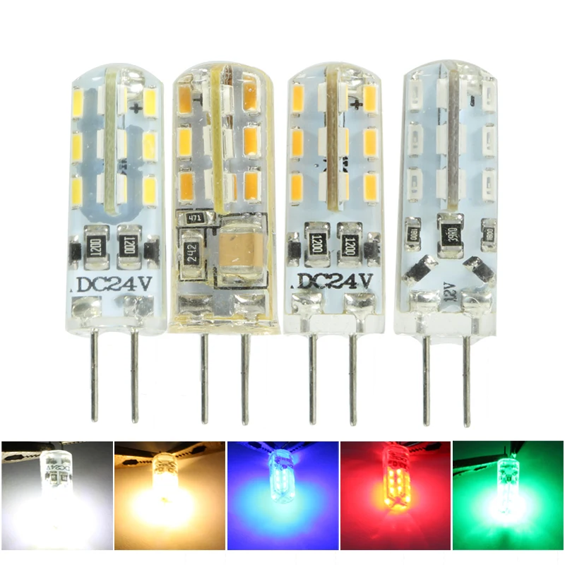 

Ampoule G4 12V 24V 110V 220V RGB Led Bulb 1.5W Mini Spotlight 12 24 V Volt Decorative Lamp Super Red Blue Green Home Lighting