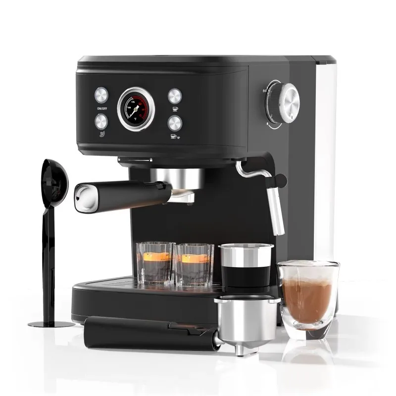 2 in 1 Capsule and Powder Electric Capsule Espresso Coffee Maker Machine for Morning Coffee