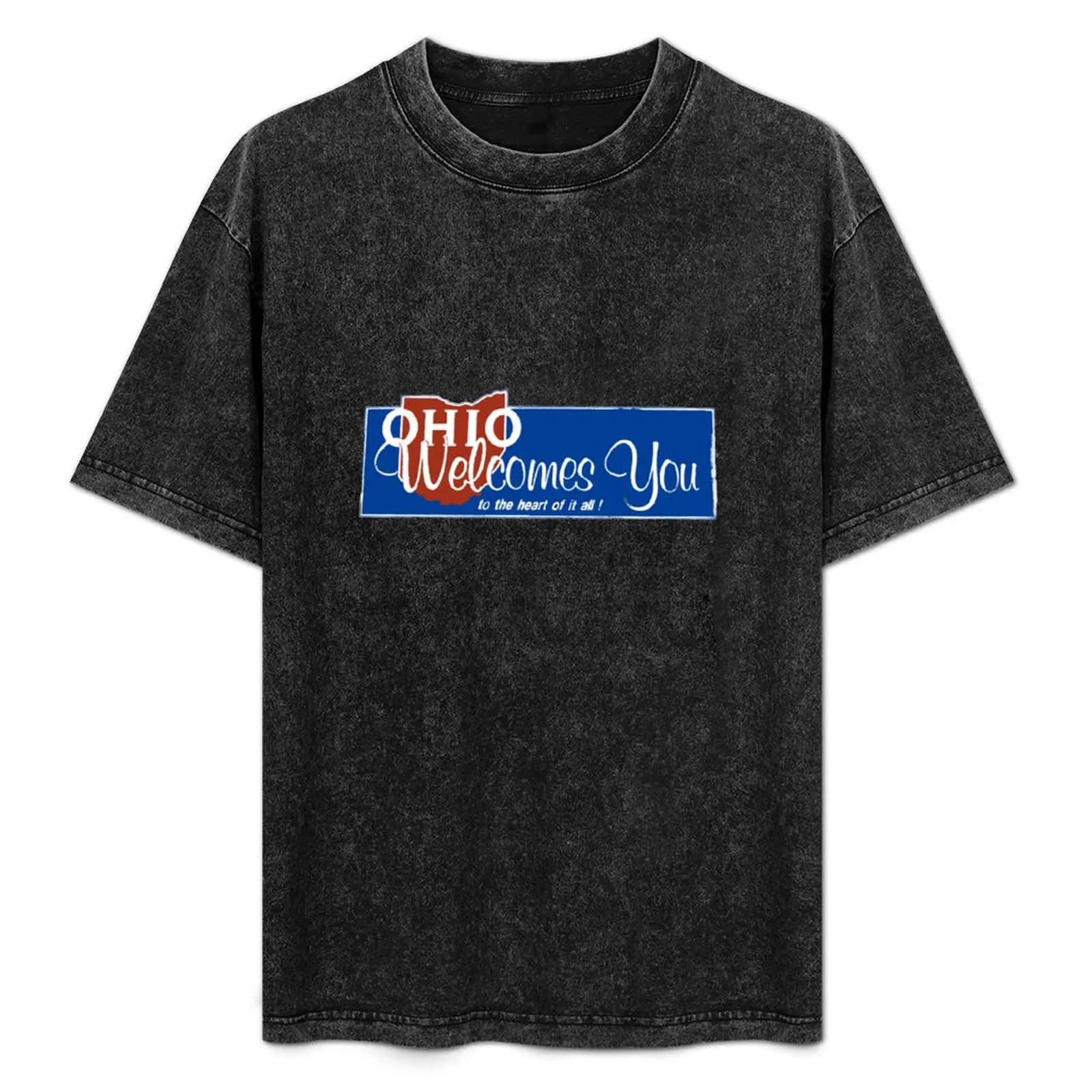 

ohio welcomes you T-Shirt affliction shirts plus size clothes new gifts and t-shirts graphic tee shirt men tshirt