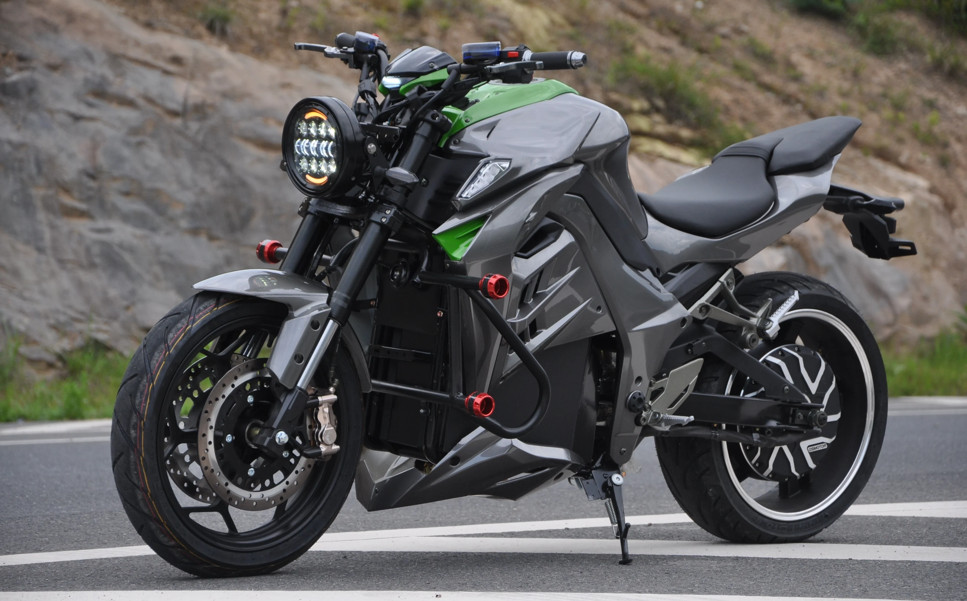 Image 3: Motos électriques Stlf en gros de haute qualité 3000W avec batterie au lithium, en promotion, certificat russe