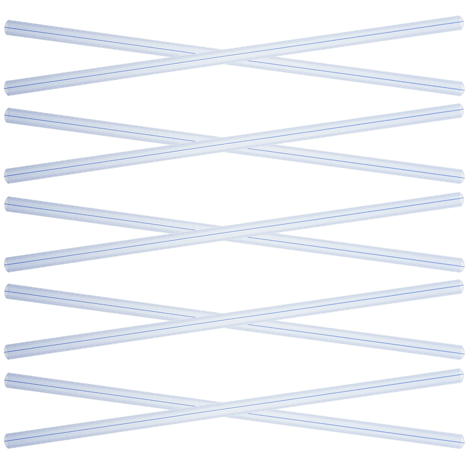 10 Pcs Transparent Pull Rod Clip Slider Binds Folder Plastic Binding Sliding Bar Clear Bars