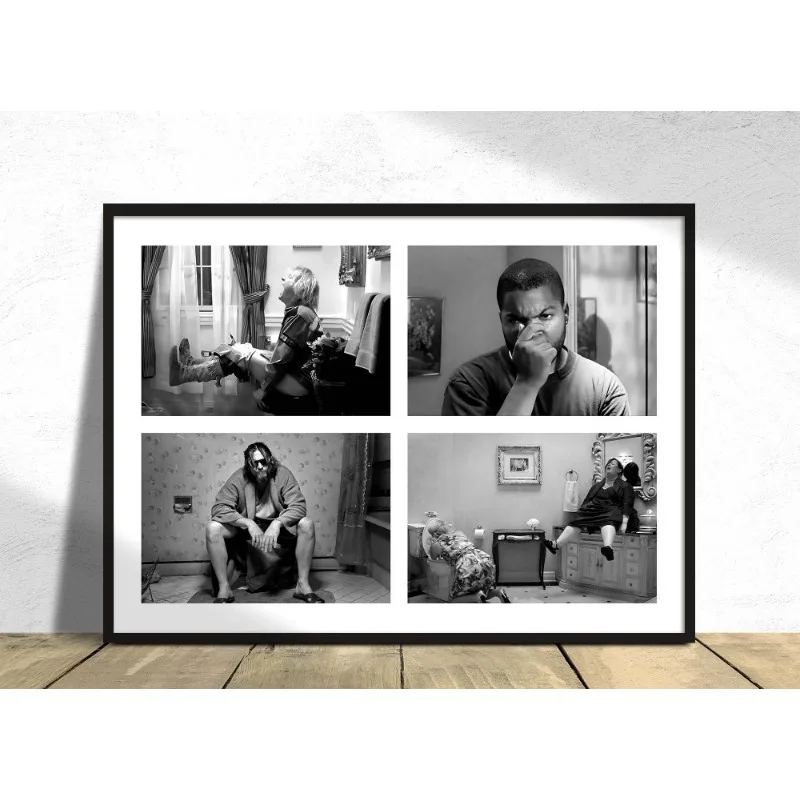 ملصق فيلم حمام مضحك ، صور مرحاض خيالية من اللب ، صورة فنية جدارية ، لوحة قماشية لغرفة المعيشة الحديثة ، ديكور منزلي