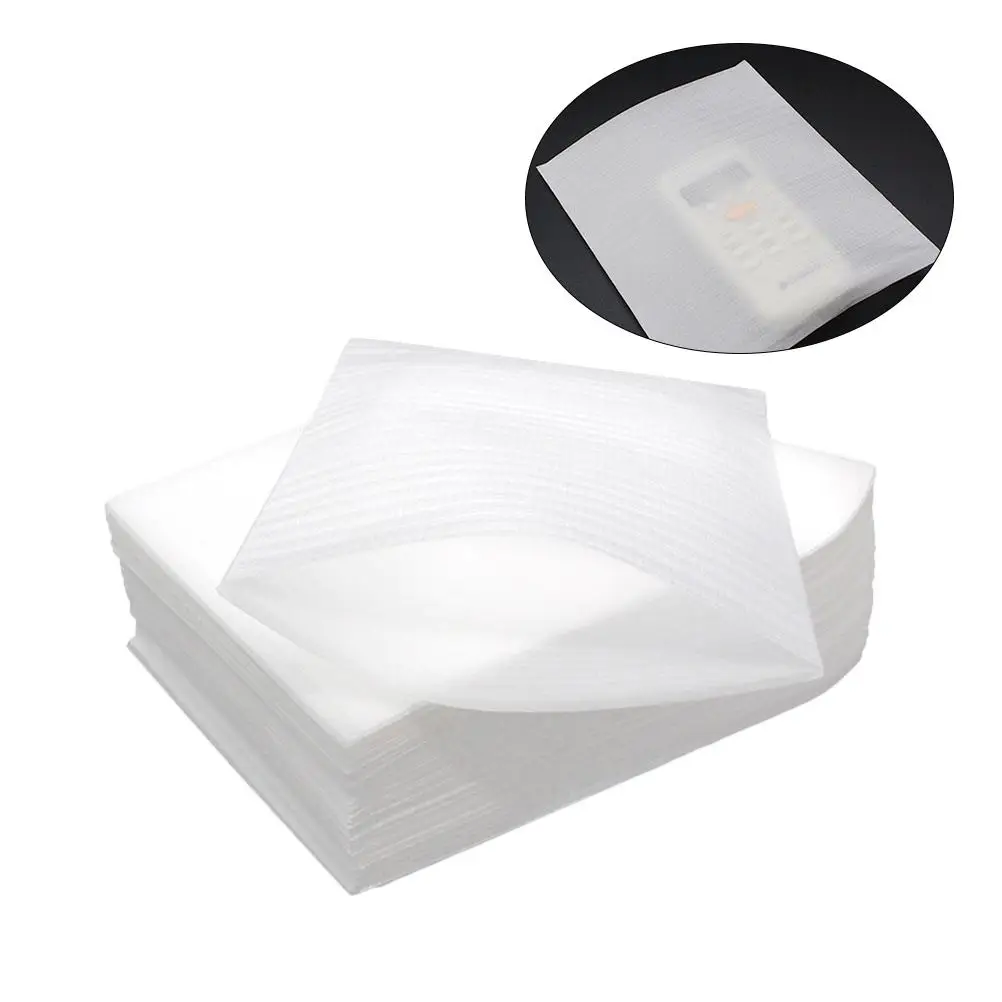 

50 Pcs Anti-static Pearl Cotton Packaging Bags for Plates Wraps Thick Reusable Vibration Absorption Edge Guard Cushion Pouches
