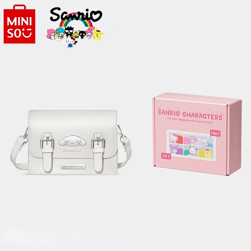 Miniso Sanrio 2024 новая женская сумка через плечо модная Высококачественная Наплечная Сумка для девочек Повседневная Универсальная женская сумка