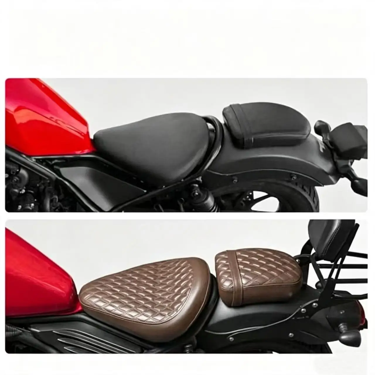 Motorcycle  Front Solo Zitkussen voor Honda CMX500 CMX300 2017-2025 voor CMX 500 CMX 300 Verdikte Rijderszitting Zacht Kussen