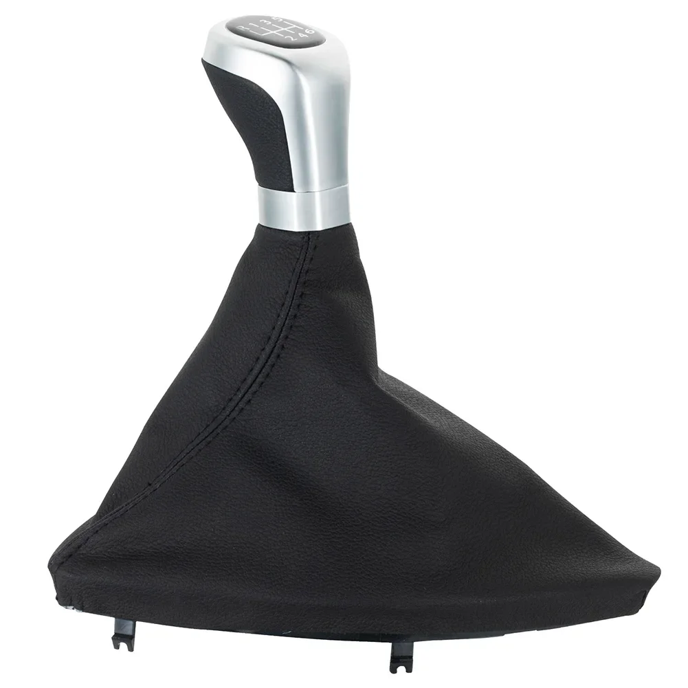 

Gear Shift Knob Replacement Shift Knob For BMW ABS And Leather Material Easy To Use Small Size Black Car Interior Accessories