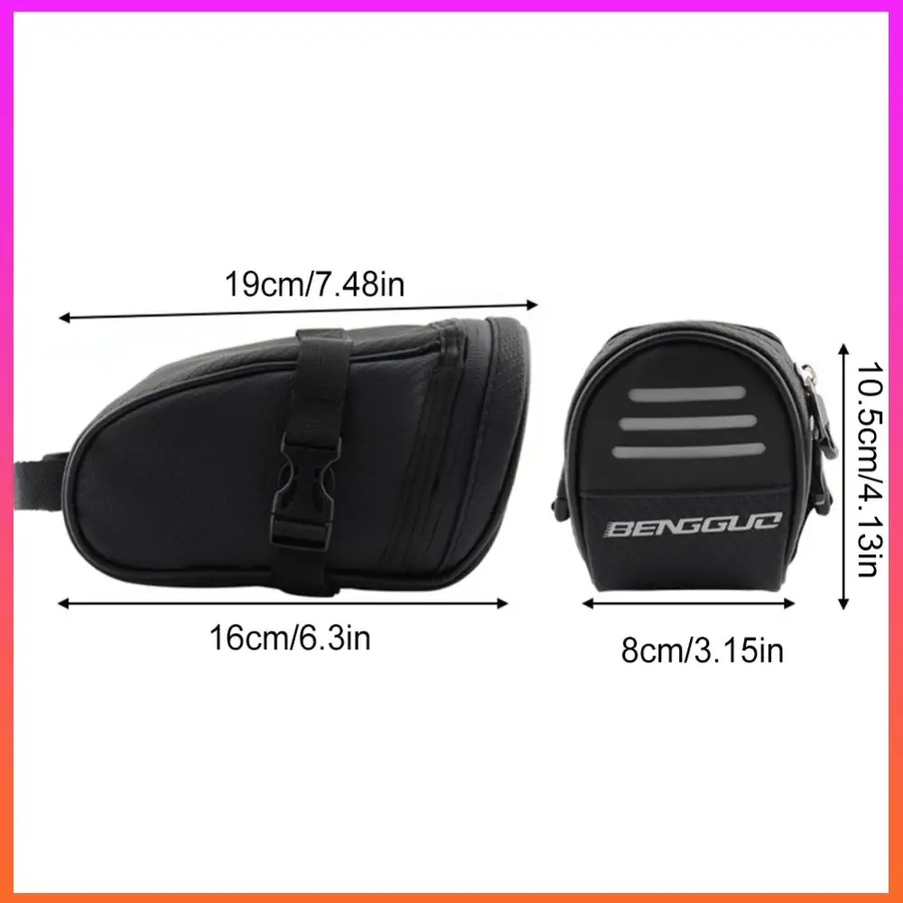 

1L Reflective Cycling Bag Waterproof Bike Saddle Bag Large Capacity Ultralight Bicycle Tail Bag MTB Road Bike Accessories