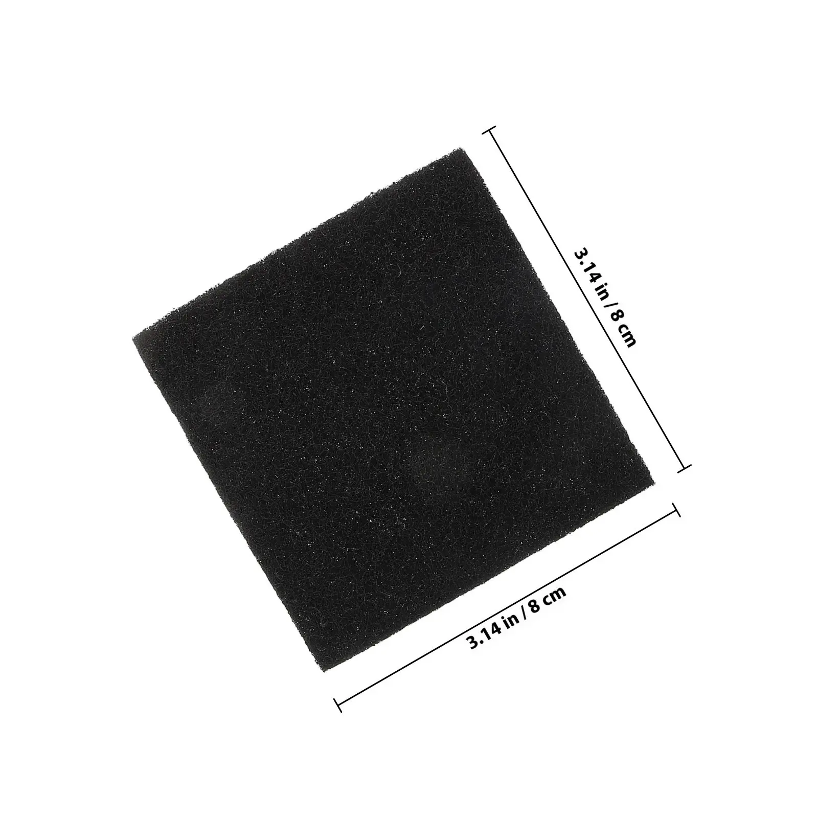 12Pcs Activated Carbon Trash Can Filter Pad Kitchen Compost Bin Filter Replacement Odor for Trash Bin Garbage Can
