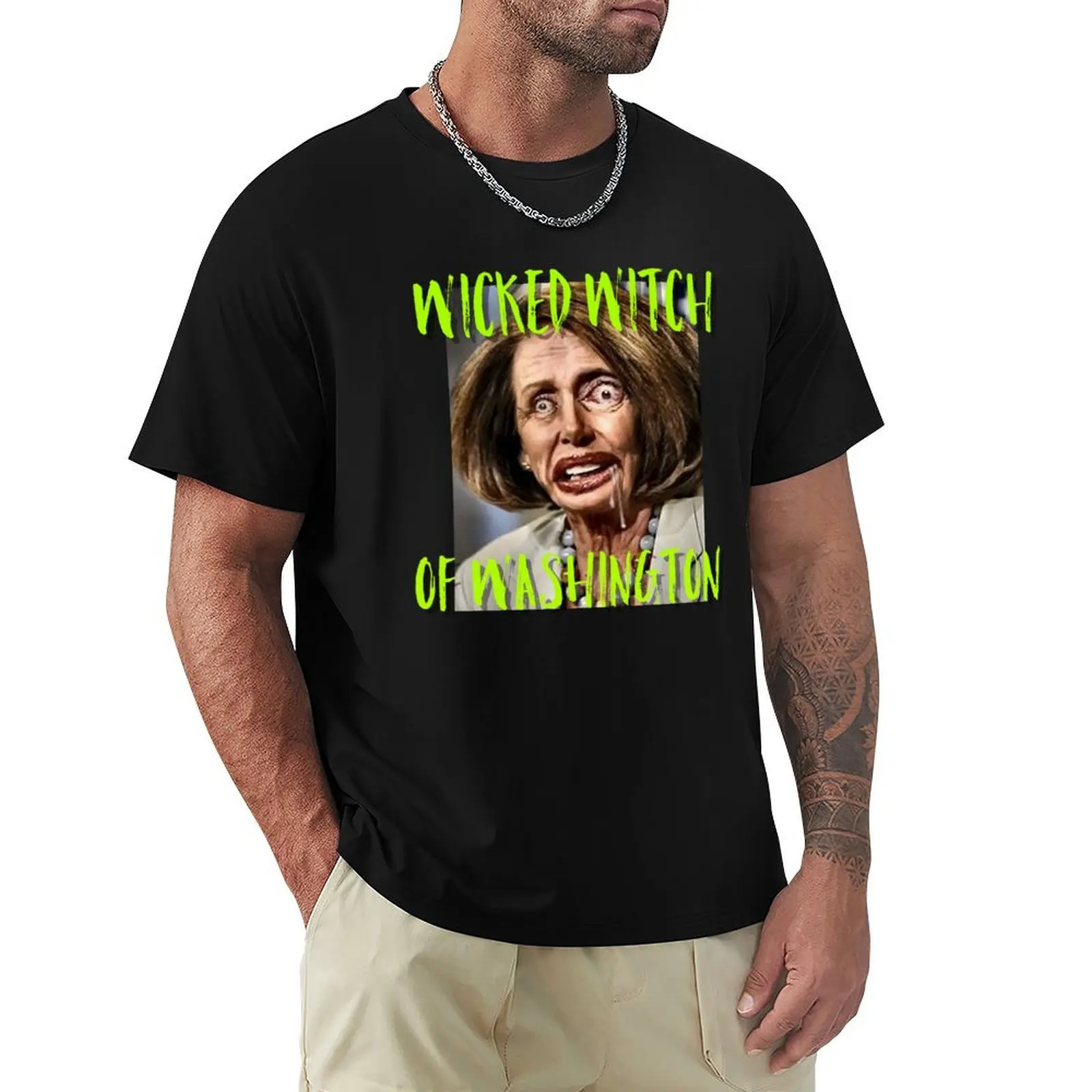 Nancy pelosi wicked witch of Washington tee T-Shirt Plus Size All Match Tee Shirt