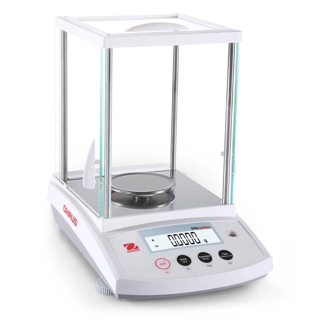 PR Series Precision Balances   Lab Analytical Scale with Glass Wind Shield High Precision 120g/0.0001g