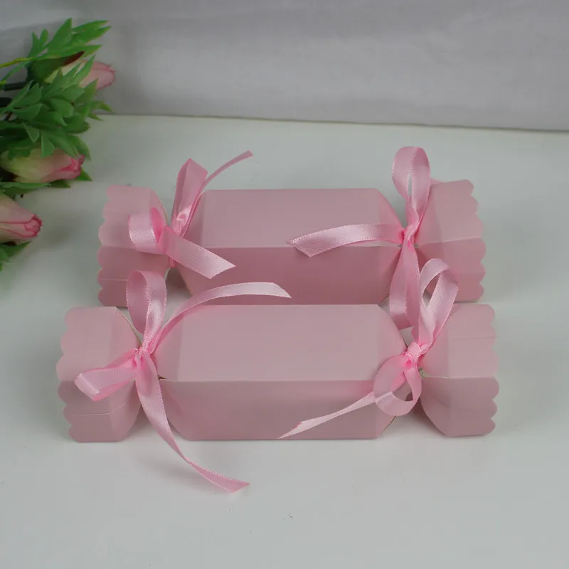 10/20Pcs Süße Geformte Candy Box Mit Band DIY Schokolade Cookies Hochzeit Papier Geschenk Verpackung Boxen Weihnachten Party dekoration – Detail 11