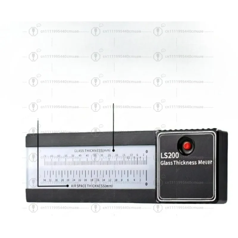 Glass Thickness Gauge for Insulated Glass - High Precision Meter for Laminated & Triple Glazing Units