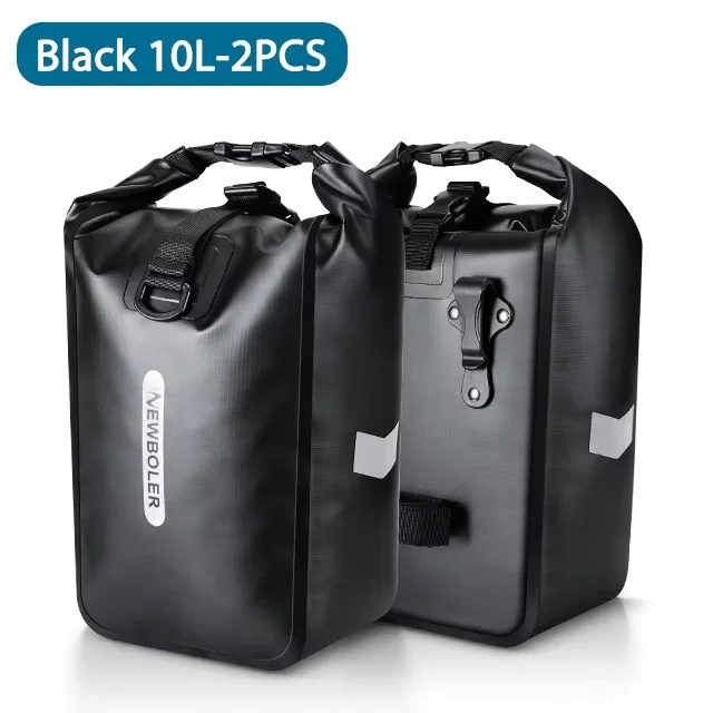 NEWBOLER 10L 20L Wasserdichte Radfahren Fahrrad Gabel Tasche Quick Release Fahrrad Hinten Sitz Stamm Tasche Fahrrad Tasche Fahrrad Zubehör