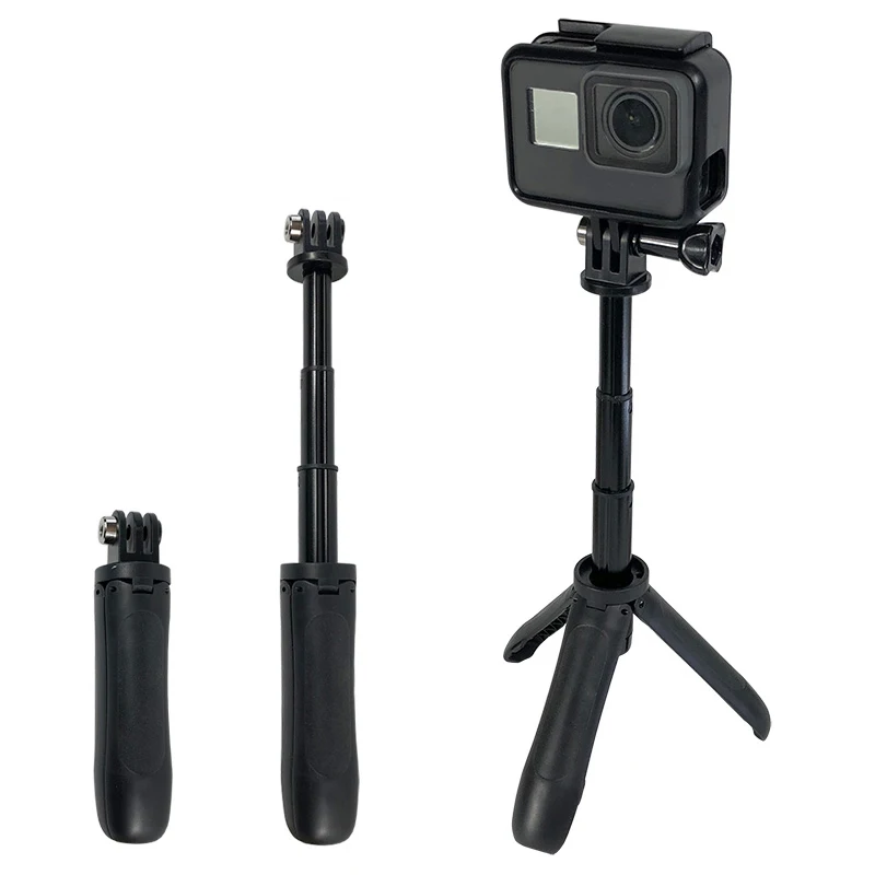 Mini Tripod Mount Selfie Stick Extendable Monopod for Gopro Hero For SJCAM Xiaomi YI 4k Accessories camera tripod phone tripod