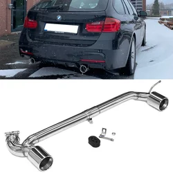 Dual Exhaust Tip For BMW F30 F31 320i 318i M Sport Look Car Exhaust Pipe 304 Stainless Steel Muffler Tip Tailpipe Nozzle