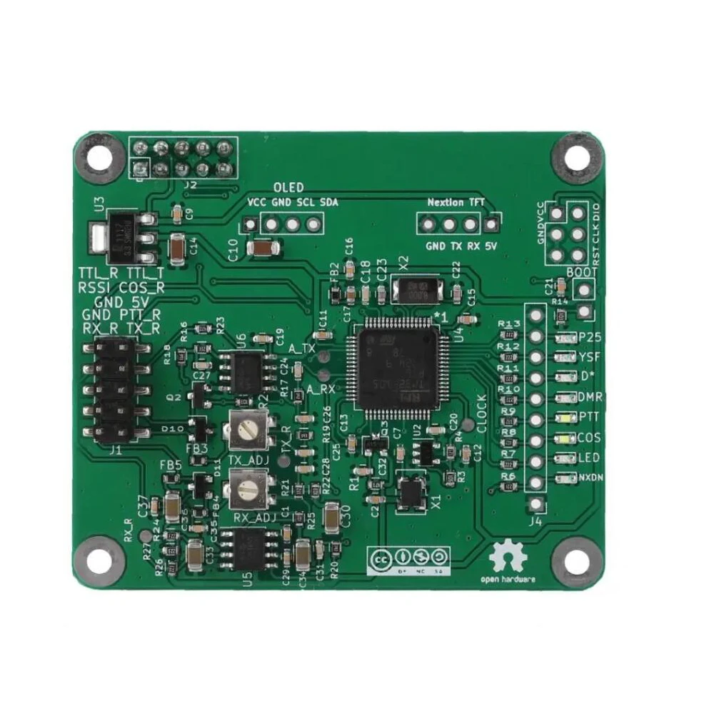 2019 جديد MMDVM DMR مكرر مفتوح المصدر متعدد الأوضاع لوحة ترحيل مودم الصوت الرقمي لـ Raspberry Pi - وحدة مكرر DMR