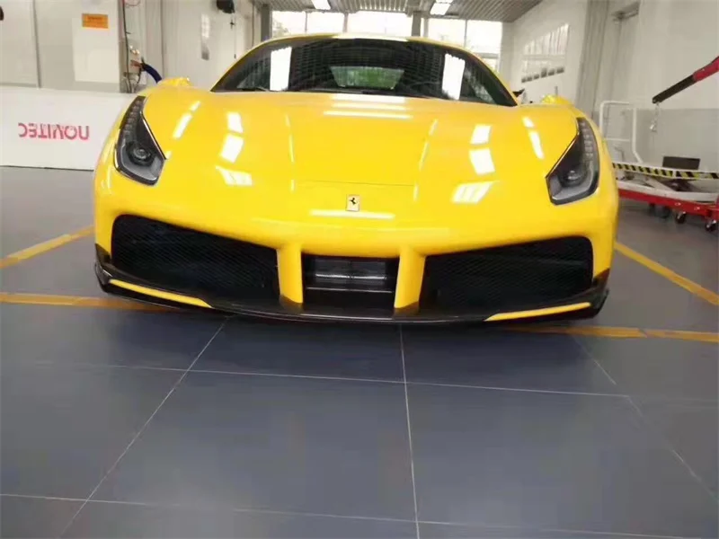 

Used for Ferrari 488 GTB Upgraded Version High-quality N-style Carbon Fiber Front Bumper Lower Lip Front Lip Body Kit