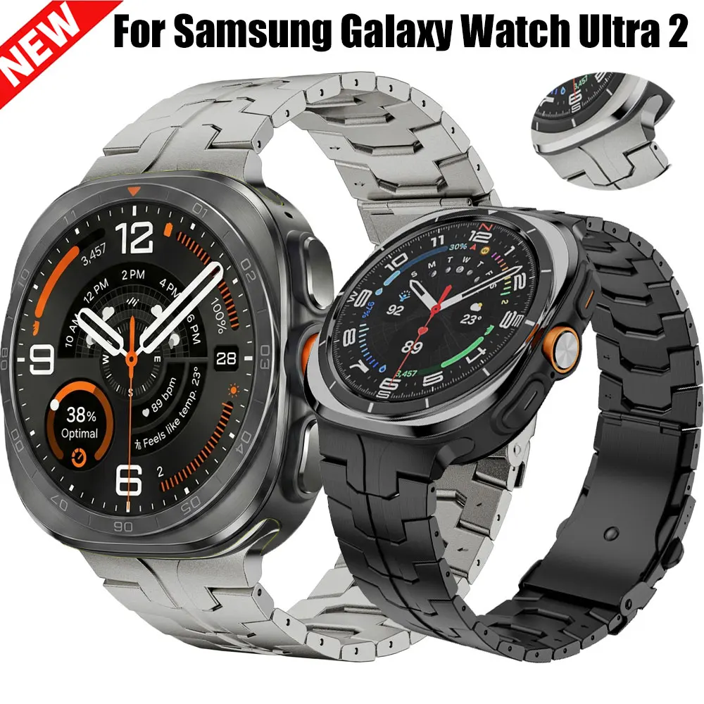 Metallarmband für Samsung Galaxy Watch Ultra 2 47mm Armband Edelstahlband für Galaxy Watch 9/8/8classic 40 44 46mm Correa