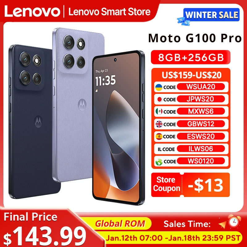 Motorola Moto G100 Pro SmartPhone6.7-inch 1.5K pOLED 120Hz Display Dimensity 7300 Global ROM 6720mAh 50MP AI Camera Cellphone