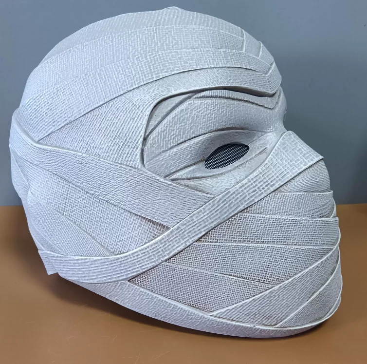 

Мумия Бандажная Маска Белая Смола Человек Хэллоуин Глаз Свет