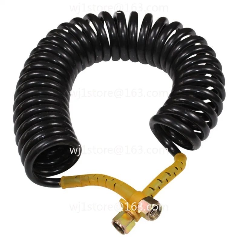 Trailer spiral pipe brake air  semi-trailer truck spring pipe double-layer PU trailer air pipe