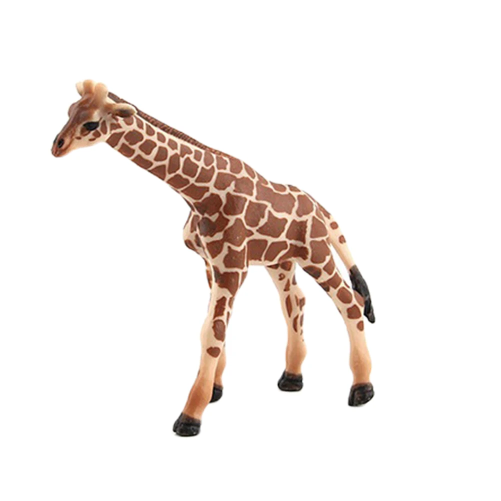 

Giraffe Toy Animal Model Ornament Household Figure Simulation Wildlife PVC Material Kids Toy Home Office Decoration Gift Idea