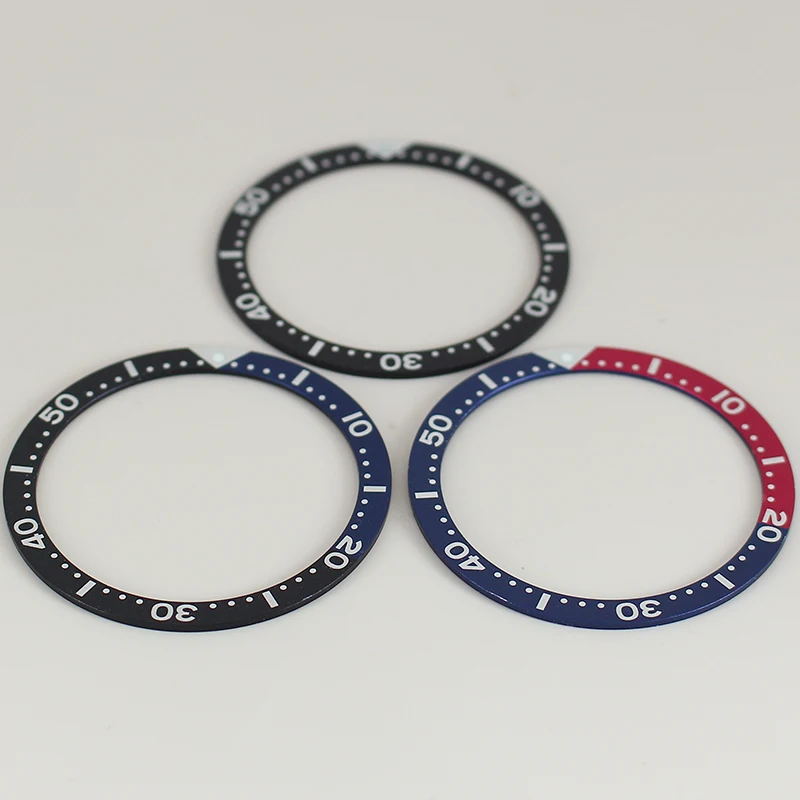 39.1mm*32.3mm Watch Bezel Flat Aluminum Bezel Insert Rings For SKX 007 SKX013 SKX SRPD Man Watch Cases Replace Parts Accessories - view 4