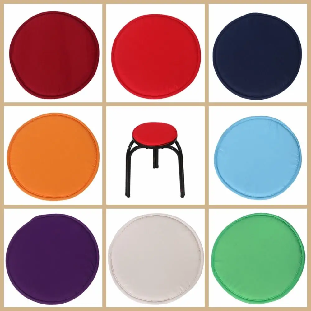 Soft Sponge Round Chair Pad Circular Washable Chair Cushion 30CM Anti Fouling Stool Cushion Home