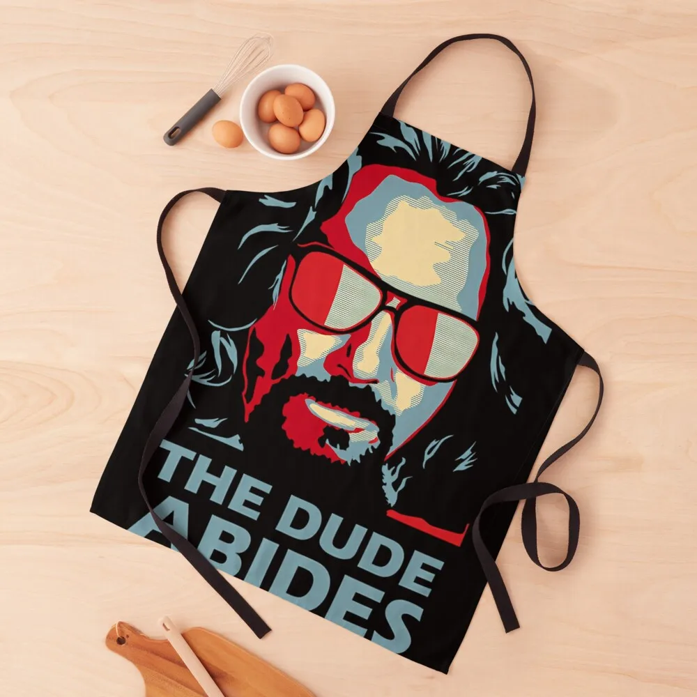 

The Dude Abides Man Apron kitchen item Kitchenware man chef uniform Kitchen Household Items Apron