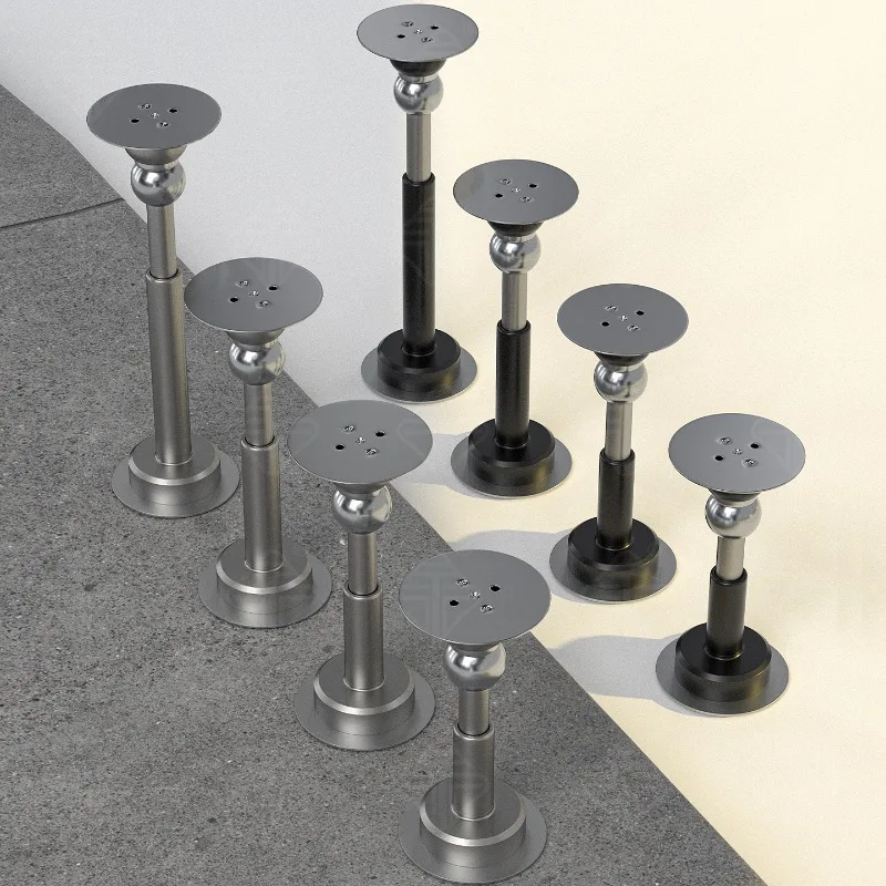 Windproof Anti Collision Door Stopper Behind Door Bathroom Nail Free Stainless Steel Strong Magnetic Door Suction Heavy Duty