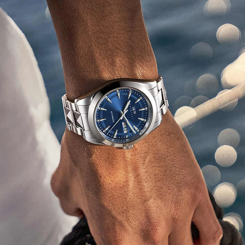 Carnival Brand High End IW Series Luxury Sapphire Imported Movement Mechanical Watches 50M Waterproof Tungsten Steel Watches Men