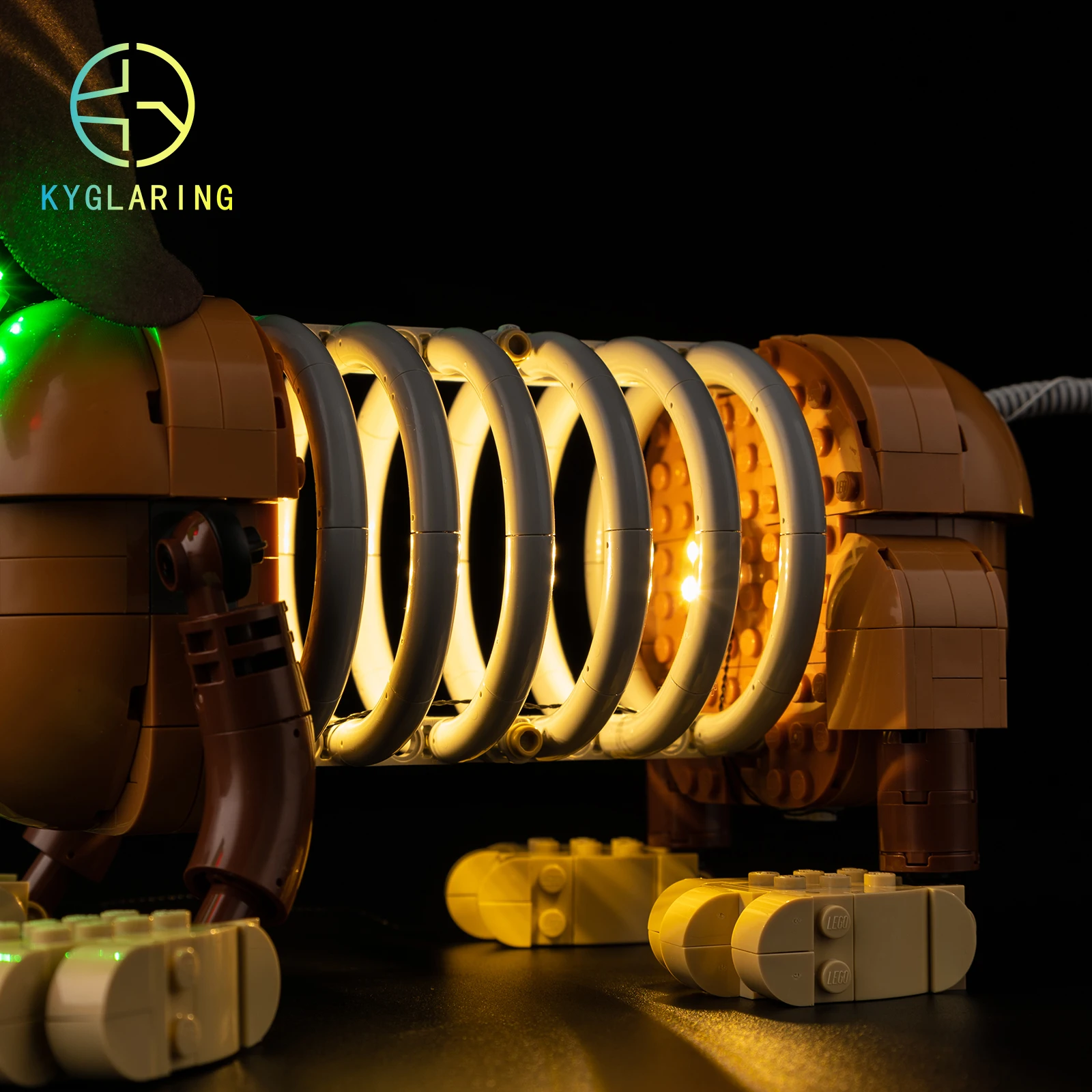 Kyglaring Led Lighting Set Diy Toys for Lego Toy Story Slinky Dog Bookends 43301 Building Blocks (No Model)