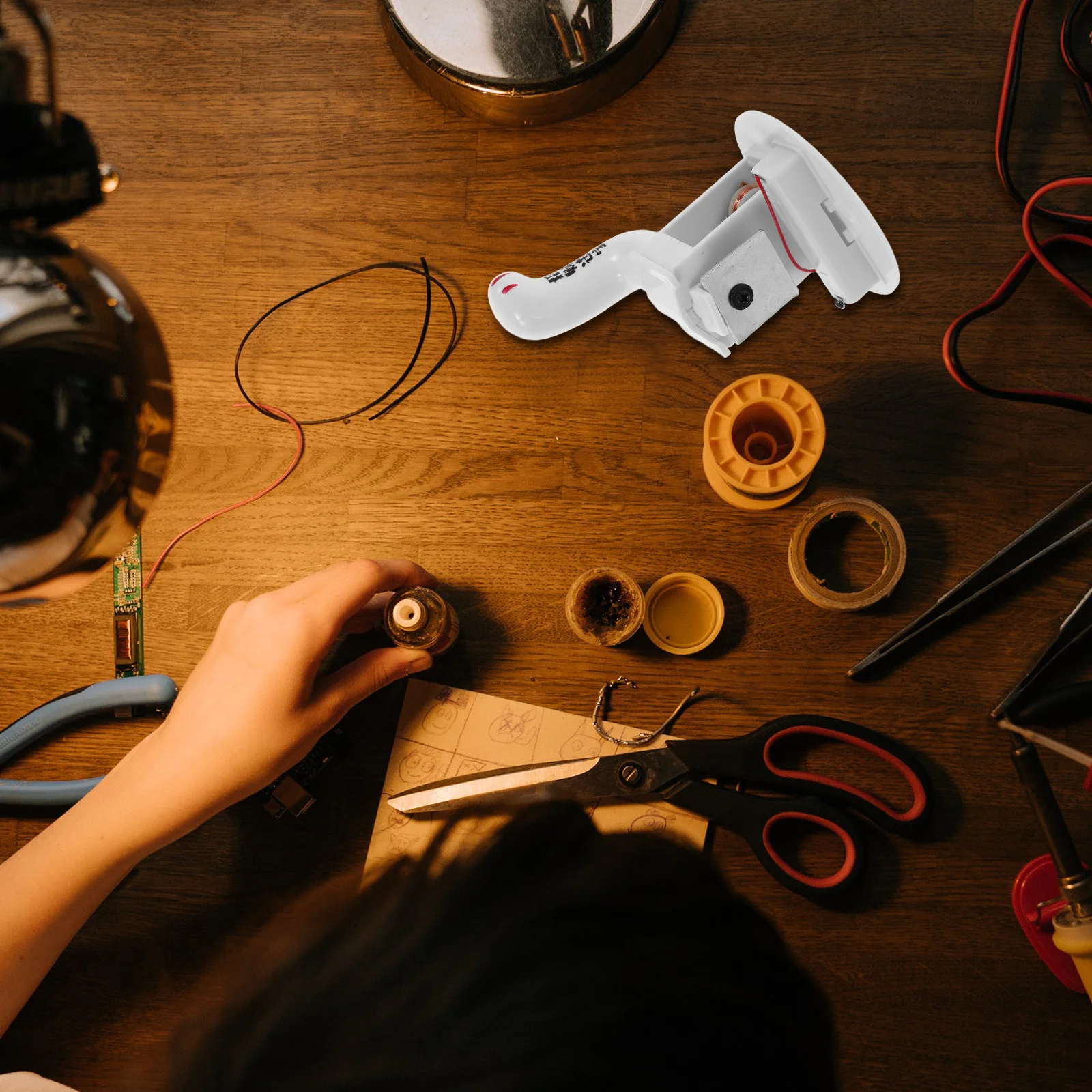 

Lucky Arm Motor Kit Diy Waving Mechanism For Wealth Cat Decoration Easy Assembly Moving Arm Replacement Lucky Cat Hand Mechanism