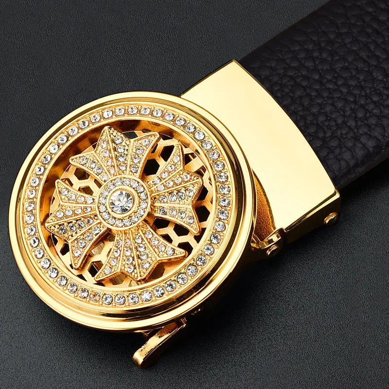 Cintura da uomo di marca di lusso Cinture famose di design aziendale in pelle di alta qualità per uomo Cintura jeans Cintura con fibbia in metallo maschile