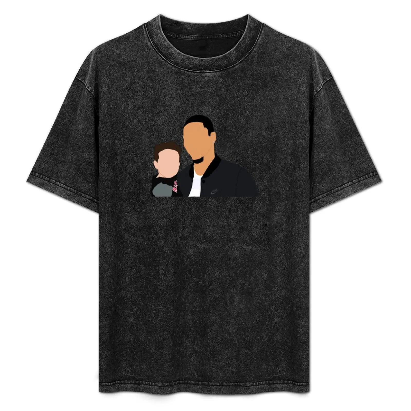 

Jayson and Deuce Tatum T-Shirt Minimalist Casual Short Sleeve Top