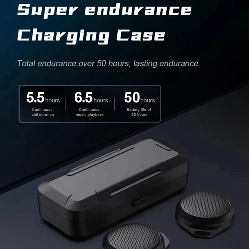 Motorcycle Helmet Bluetooth Headset, Sking Earphone, Noise Cancellation Stereo Music Automatic Answering, High Sound-ABFB