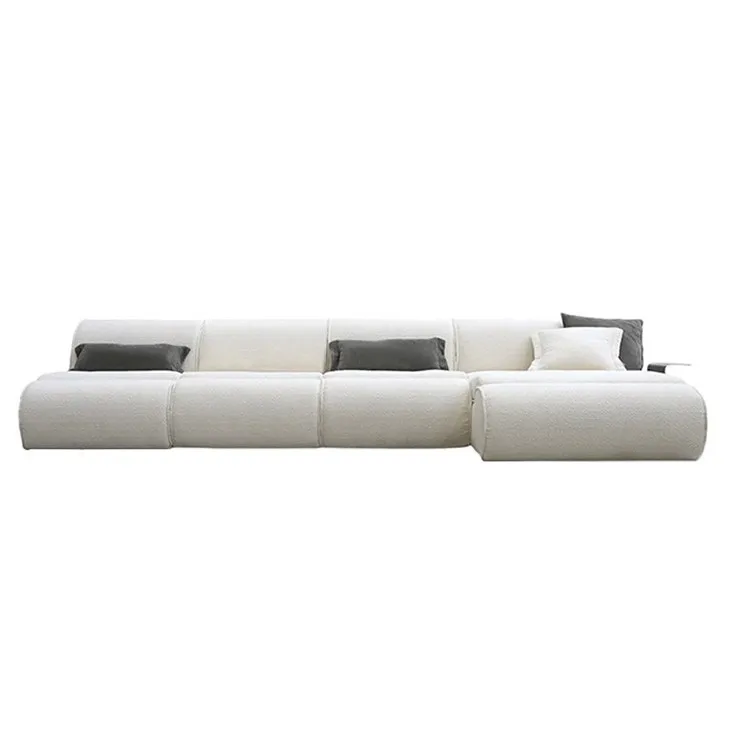 

Italian minimalist Nordic style fabric sofa, modern light luxury